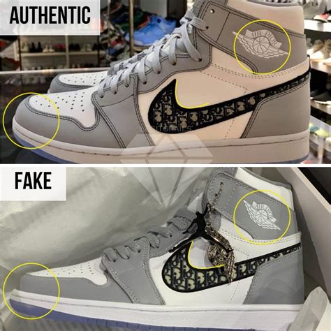 real vs fake dior jordan 1|dior jordan 1 high spotting.